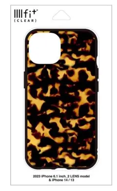 グルマンディーズ IIIIfiイーフィットiPhone15Proケースベッコウ