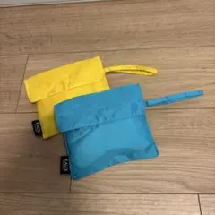 カルディエコバッグ　ブルー&イエロー