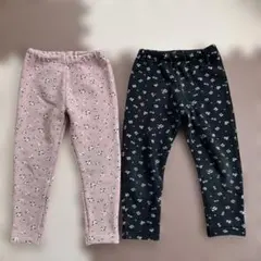 100サイズ 裏起毛長ズボンセット