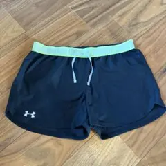 Under Armour ショートパンツ 黒 蛍光グリーン