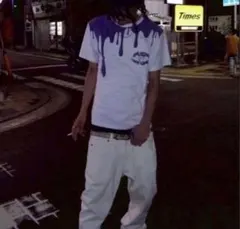 白デニム yoko fwm fti brrrsos flexwitme swag - メルカリ
