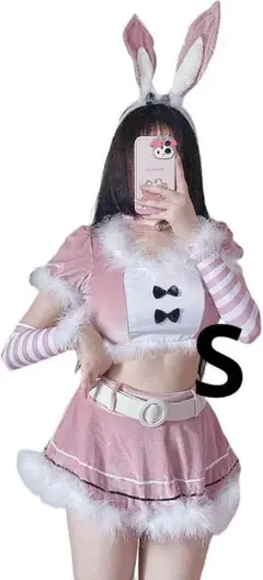 [ABUNDANTDOODS] サンタコス サンタ上下セット サンタ コスプレS