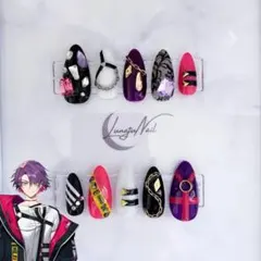 渡会雲雀ネイルチップ【匿名配送】【サイズオーダー】