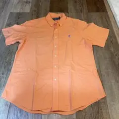 Ralph Lauren 半袖シャツ オレンジ　CUSTOM FIT Lサイズのサムネイル