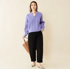 スキッパー ニット