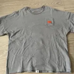 RVCA グレー Tシャツ ポケット付き