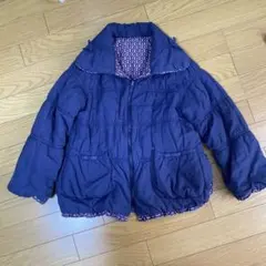 組曲　ダウンコート ネイビー 中綿120〜130