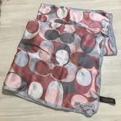 COACH 円形模様 スカーフ