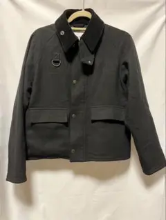 ＜Barbour＞ブラックウール"SPEY" サイズ34 マラリウス