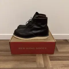 RED WING ワークブーツ モックトゥ ダークブラウンのサムネイル
