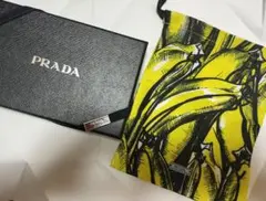 【未使用】PRADA プラダ 巾着 バナナ柄 ノベルティ ＆ 空箱 セット