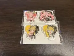 桜ミク タイトーくじ J賞 クリアバッジセット 鏡音レン 初音ミク