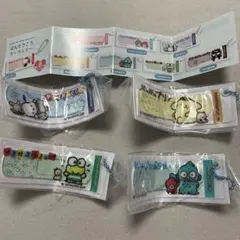 サンリオキャラクターズ　4点セット　ばんそうこうキーホルダー