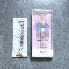2個セット TIMEFLIK キラキラ クローバー柄 Applewatchバンド