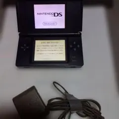 Nintendo DS 本体 ブルー 充電器付きソフト北斗の拳パチスロ付き