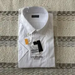 新品　半袖　ワイシャツ 白 メンズ　紳士用　白