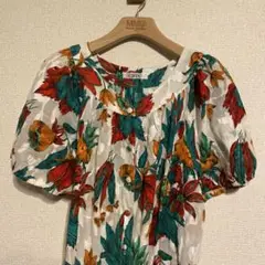 CANAC キャナックワンピース　ルームウェア　綿100% パジャマ　チュニック