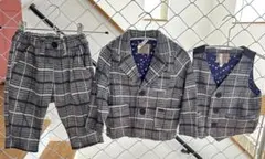 ★美品★ BREEZE(ブリーズ) フォーマル 3点セット 90 ※ベスト100