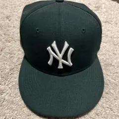 New Era 59FIFTY ダークグリーンキャップ　7 8/3 58.7cm