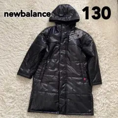 newbalance フード付きダウンコート 130サイズ ブラック