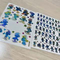 ステッカー シール キラキラ スマーフ