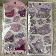 サンリオ　ウォーターシールマイメロ　　キラキラカプセルシールクロミ