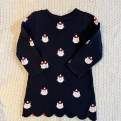 ジャカディ　ネコ柄　ニットワンピース　36M/96cm