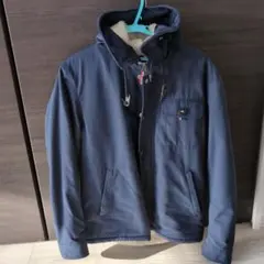 BEAMS HEART フリース裏地付きジャケット L ネイビー