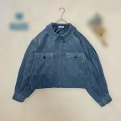 INGNI ソフトコーデュロイステンカラージップジャケット　M