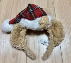 香港ディズニーランド★ダッフィー　クリスマス　カチューシャ★新品未使用品