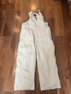 美品　ホワイトサロペット・オーバーオール