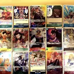 ワンピース カードゲーム 15枚セットRパラレル SR ミラー