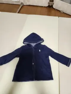 ラルフローレン　ネイビー リバーシブルパーカー 12m