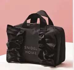 SNIDEL HOME リボン付きマザーズバッグ ブラック