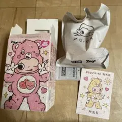 POPMART Zsiga x CARE BEARS ぬいぐるみキーホルダー
