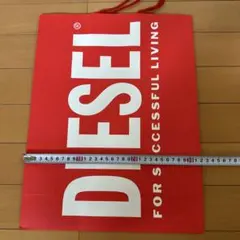 DIESEL ショップ袋 紙袋 レッドのサムネイル
