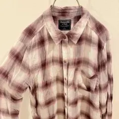 Abercrombie & Fitch 長袖シャツ l チェック ユニセックス