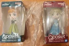 Disney Qposket ミニチュアコレクション3 アナ＆エルサ