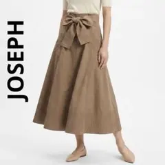 JOSEPH（ジョゼフ） ウエストリボンフレアロングスカート シャーリングSKのサムネイル