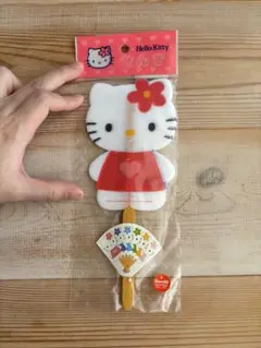 キティーちゃん、扇子、うちわ、ハローキティー