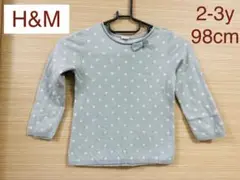 H&M エイチアンドエム　ニットトレーナー 98cm 2-3y