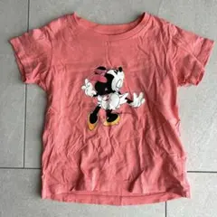 【ユニクロ】Disney ミニーマウス Tシャツ 100サイズ　ピンク