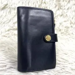 ❗希少❗VERSACE 二つ折り財布 ブラック 二つ折りウォレット ヴェルサーチェ ミス ブラック,ゴールド