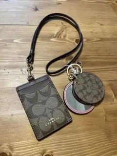 COACH パスケース・ミラーセット