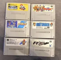 ファミコン ソフト 6本 マリカー　ドラクエ　ダビスタ　スパロボ　まとめ売り