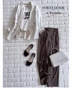 グリーンレーベル　キチント　コンフィ　ワイドパンツ