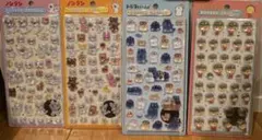 【新品未開封】ボンボンドロップシール 4枚セット コジコジ ノンタン お文具