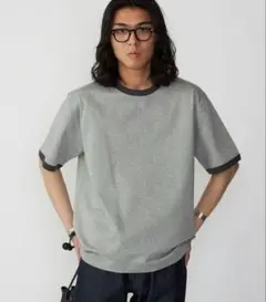 SHIPS: Albini オーガニックコットン リンガー Tシャツ