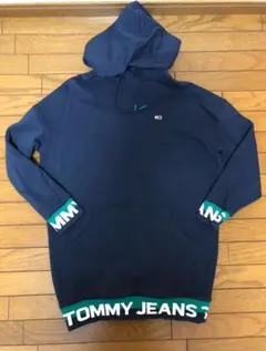 TOMMY JEANS トミージーンズ　パーカーワンピース　S　ネイビー