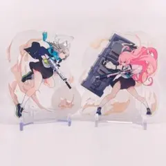 ブルーアーカイブ エリ シロコ ホシノ カノエ 缶バッジ カフェメモリアル